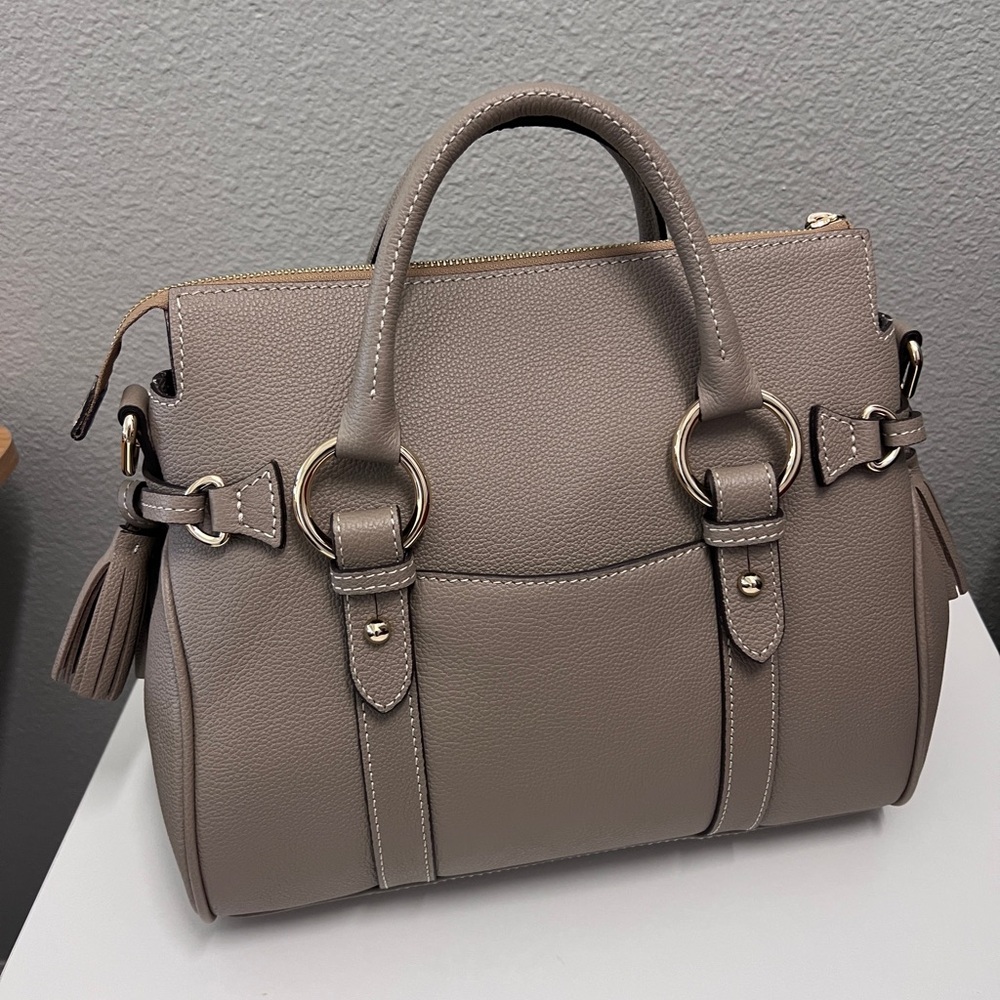 Dooney and Bourke Sorrento Satchel 30 with pockets - Picture 4 of 8